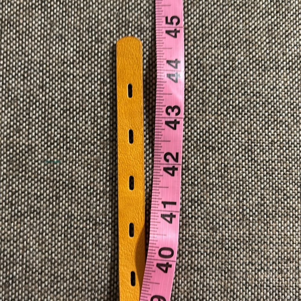 Anne Klein mustard yellow belt, size L/XL. - Picture 10 of 11